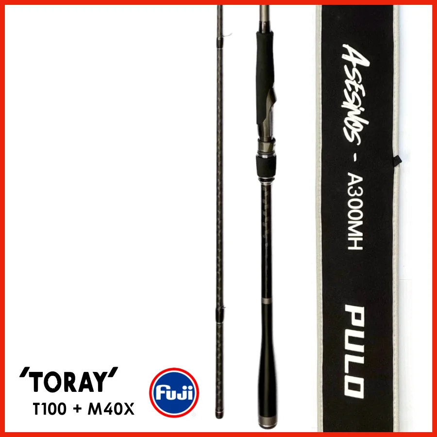 Caña Asesinos A300MH Long Cast Toray(T1100+M40X) 3.0m 1010 | PUL…