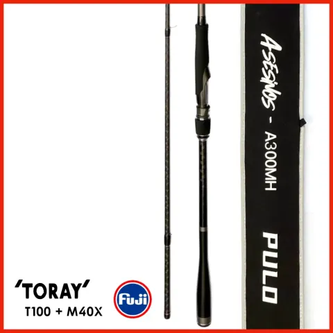 Caña Asesinos A300MH Long Cast Toray(T1100+M40X) 3.0m
