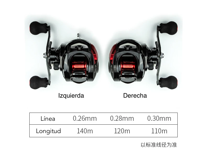 Carrete baitcasting AE2000