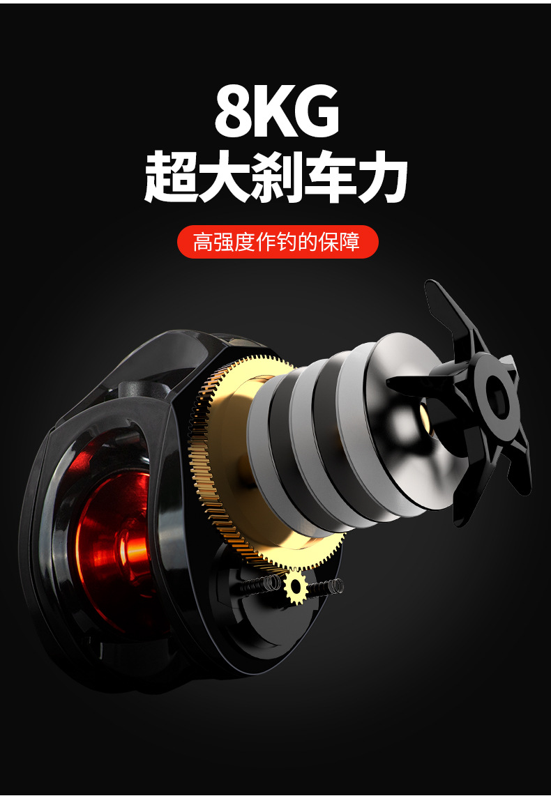 Carrete baitcasting AE2000