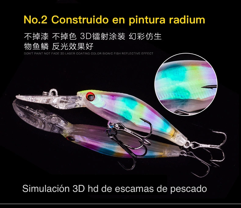 PULO-3068 Señuelos de Pesca,fluorescente