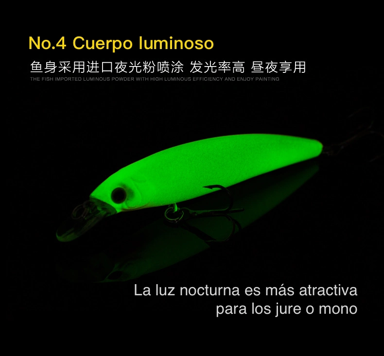 PULO-3068 Señuelos de Pesca,fluorescente