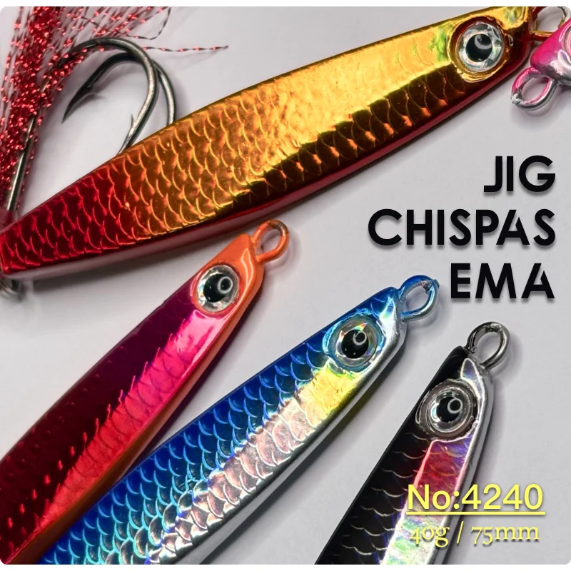JIG EMA diseño de escamas 40g 75mm