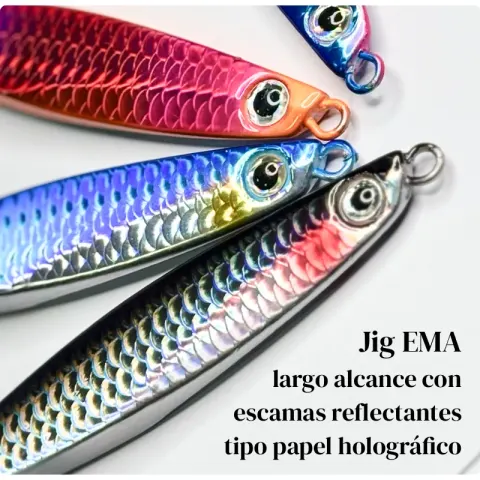 JIG EMA diseño de escamas 40g 75mm