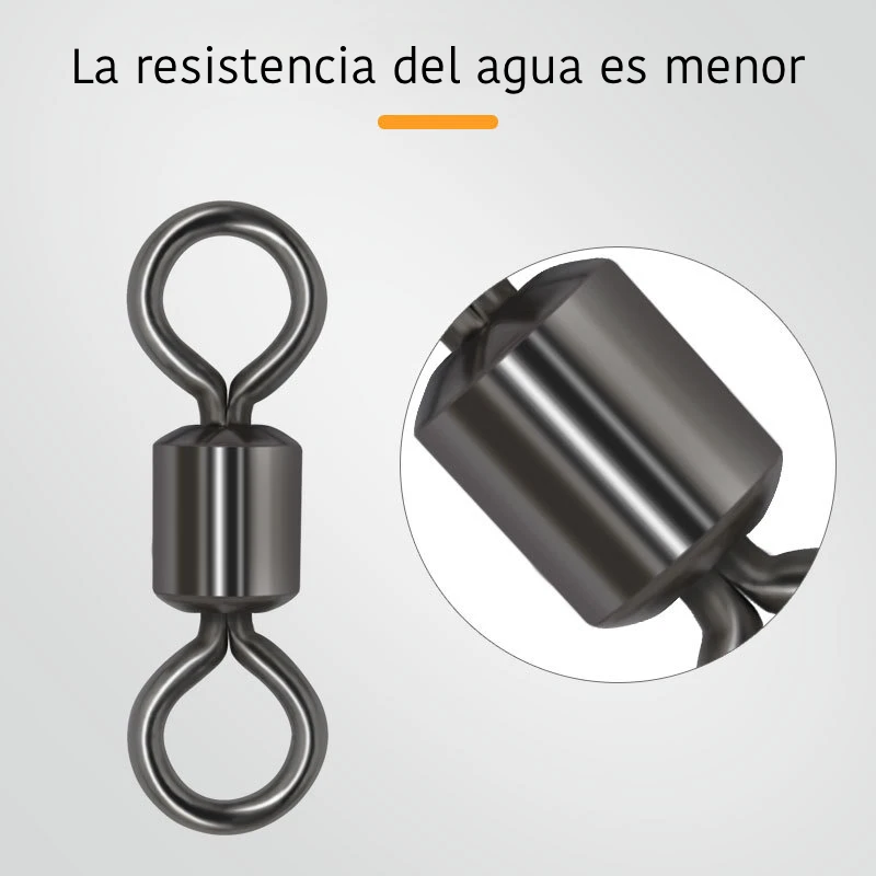 Conector triple 8-anillo 100PCS No:5001