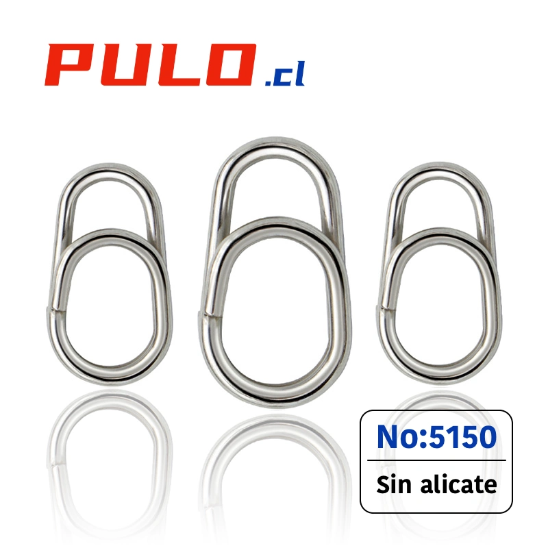 conector triple para pesca acero inoxidable 5150