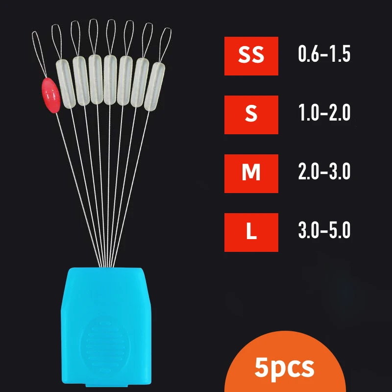 Topes flotantes de goma 5PCS No:5601