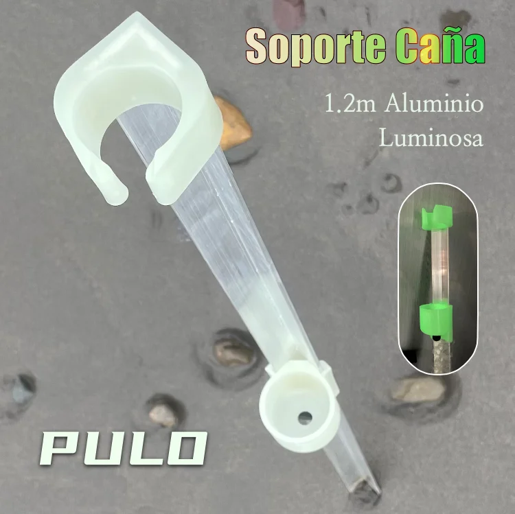 Soporte luminoso para caña de 1,2 m