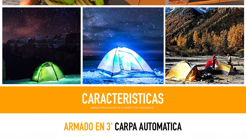 Carpa automática de armado rápido