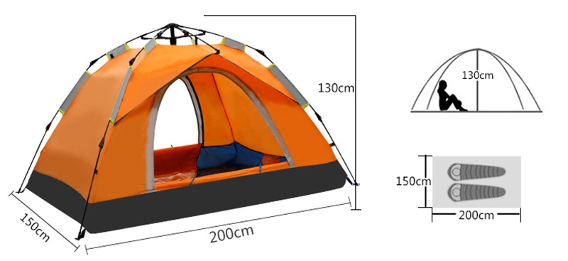 Carpa automática de armado rápido