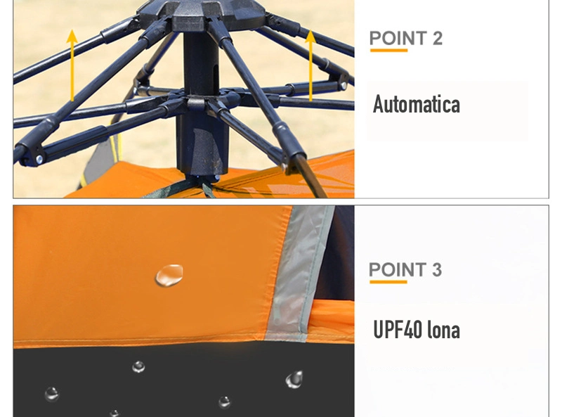Carpa automática de armado rápido