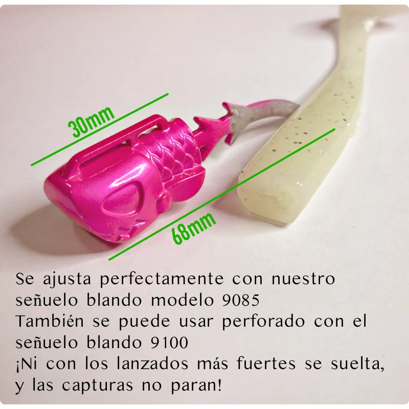Jighead anzuelo plomado 7140 para vinilo