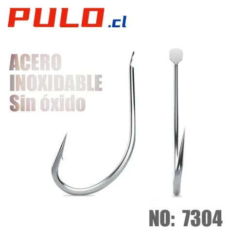 Anzuelos acero inoxidable
