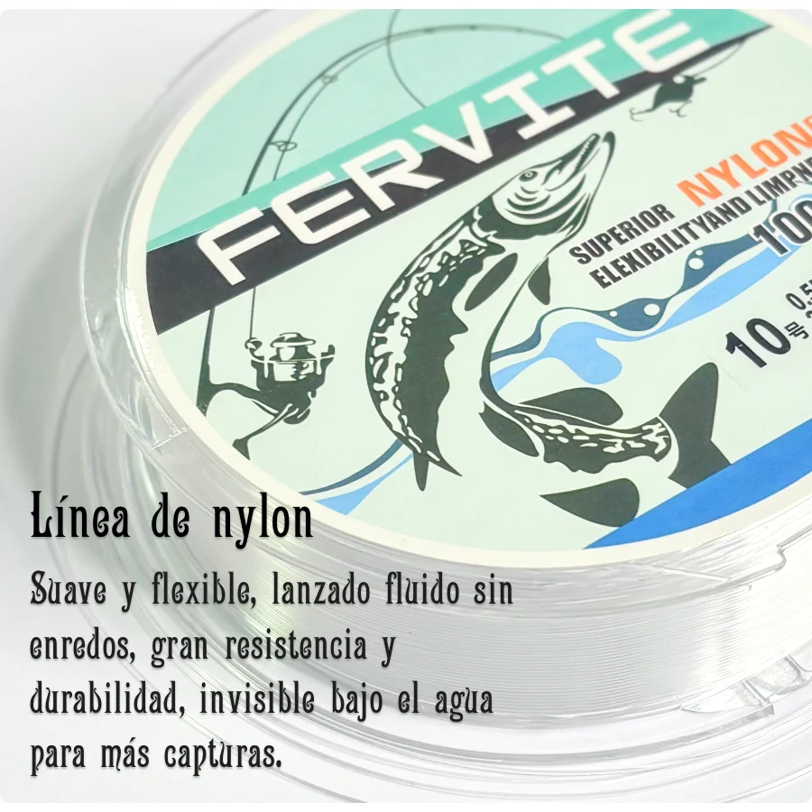 FERVITE Línea de nylon 100m