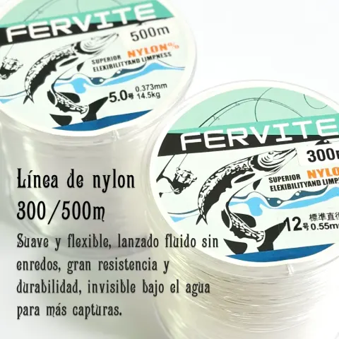 FERVITE Línea de nylon 300m & 500m