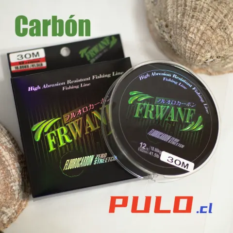 Hilo de pesca 30m carbón