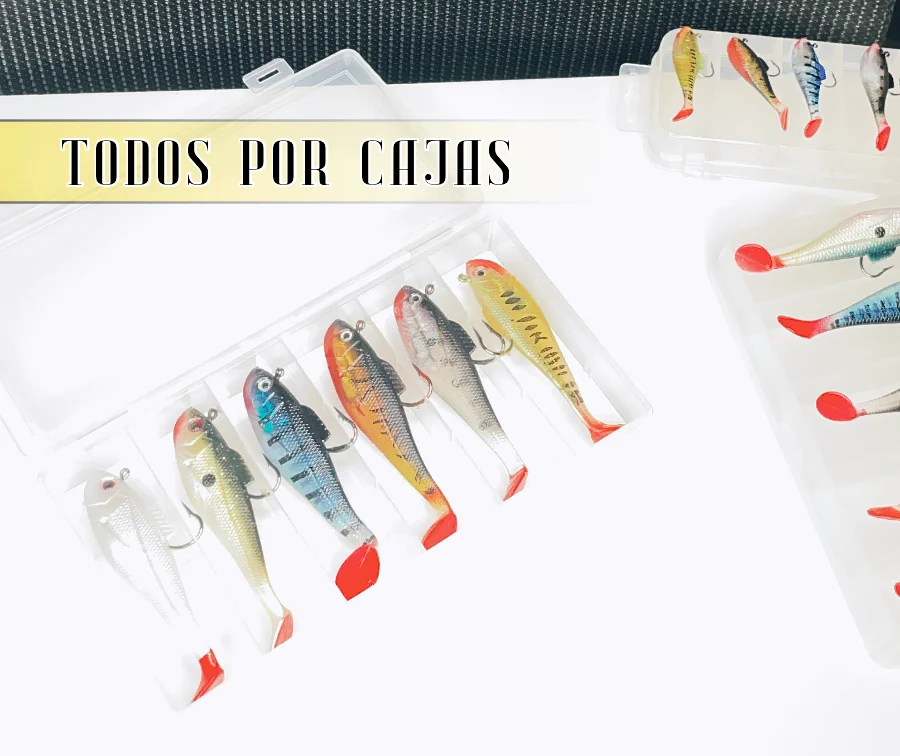 Vinilo de pesca con cajas
